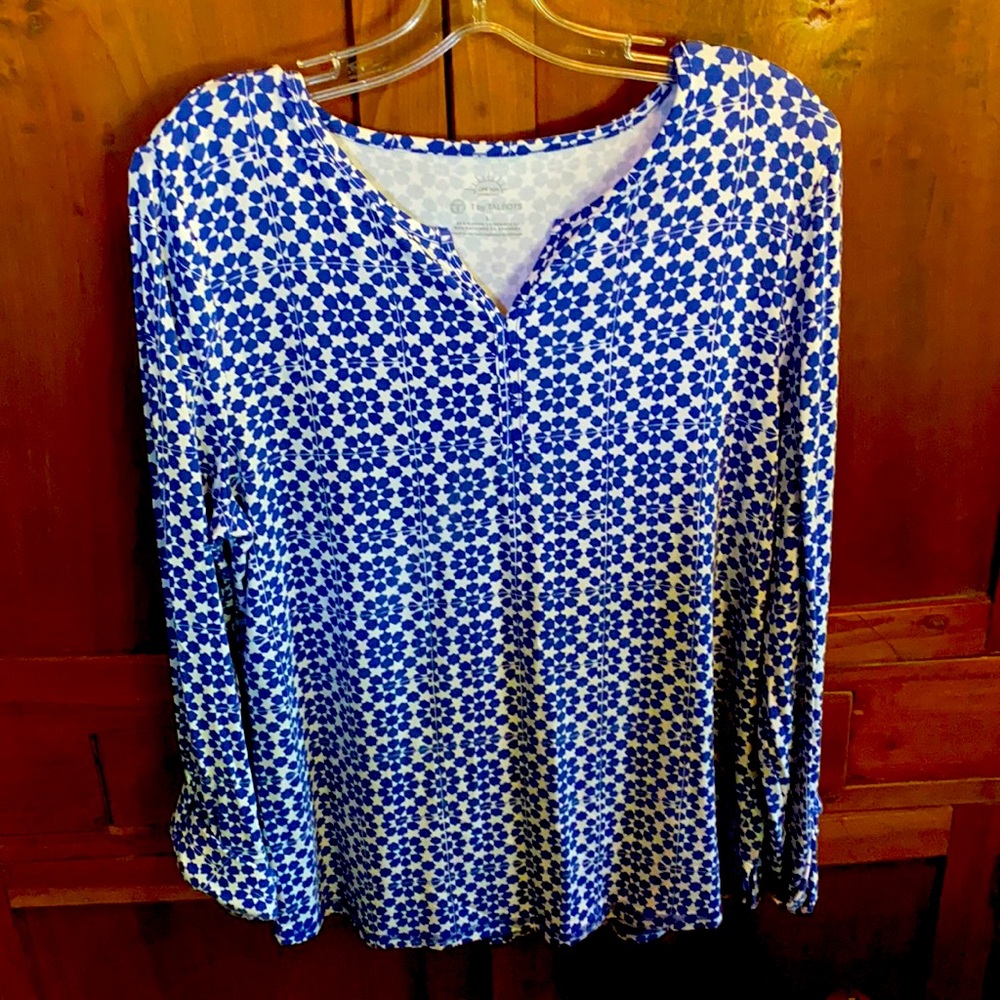 T By Talbots UPF 50+ Rayon Spandex Tunic